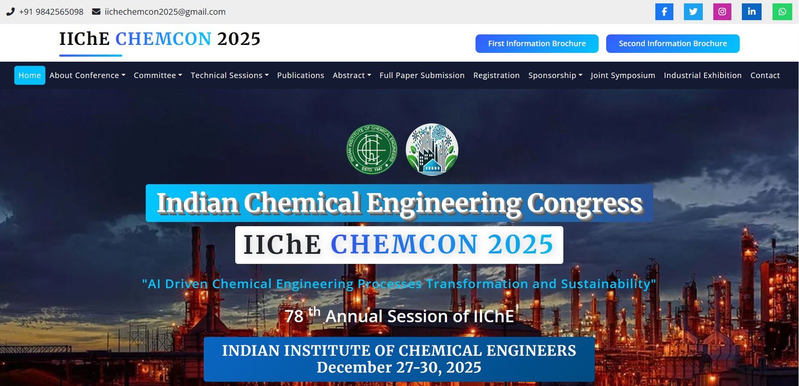 IIChE CHEMCON 2025